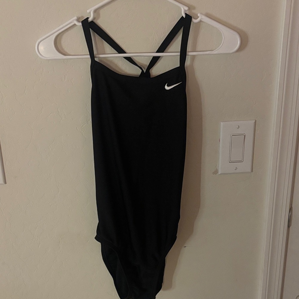 Nike Black Swimsuit with White Logo